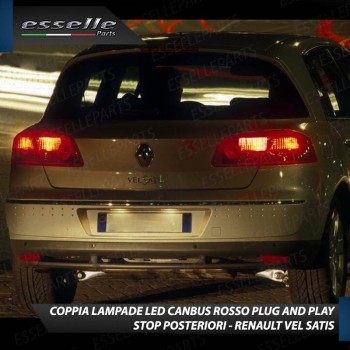 4 X Lampade LED BAY15D Stop / Posizione Posteriori per RENAULT VEL SATIS