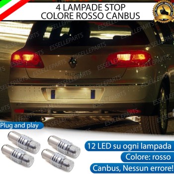 4 X Lampade LED BAY15D Stop / Posizione Posteriori per RENAULT VEL SATIS