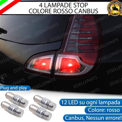 4 X Lampade LED BAY15D Stop / Posizione Posteriori per RENAULT SCENIC 3 XMOD