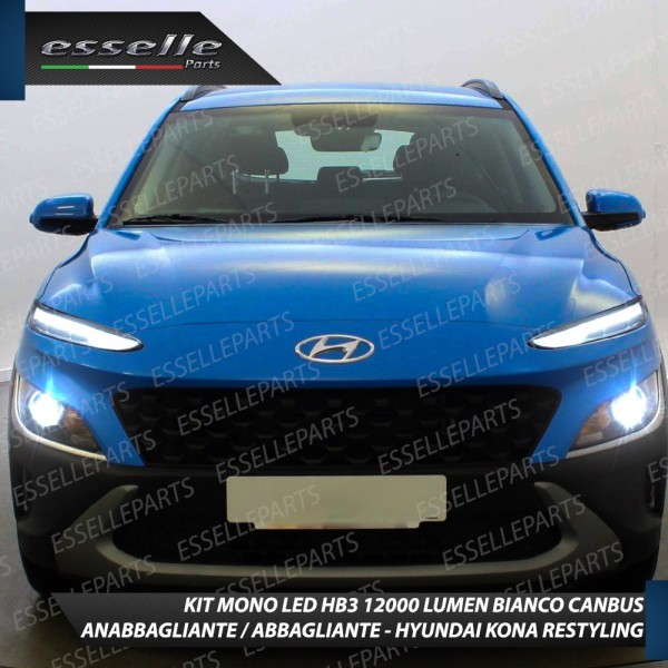 Kit Full LED HB3 coppia lampade mono led anabbaglianti/abbaglianti HYUNDAI KONA ELECTRIC RESTYLING