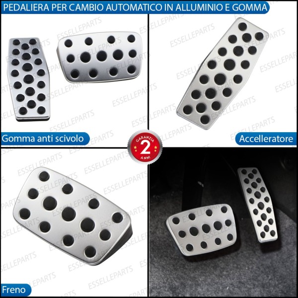 Set Copripedali per Chevrolet Cruze con Cambio Automatico