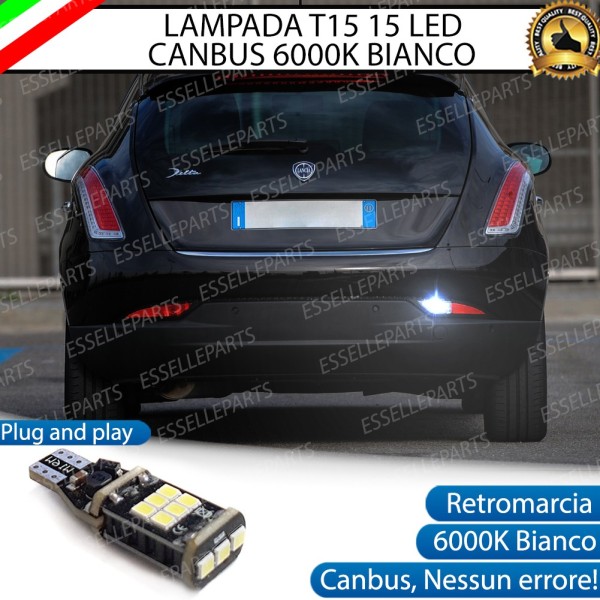Luce Retromarcia LANCIA DELTA III 600 LUMEN T15 W16W CANBUS 3.0 NO ERROR