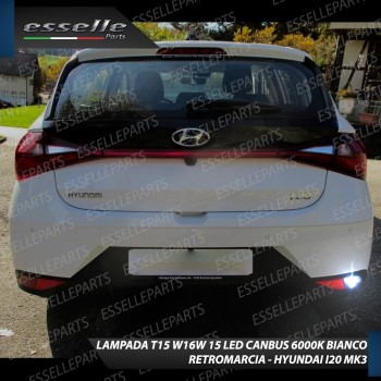 Lampada Retromarcia LED T15 per HYUNDAI I20 MK3 Canbus 6000K