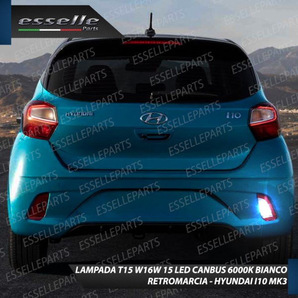 Lampada Retromarcia LED T15 per HYUNDAI I10 3 Canbus 6000K