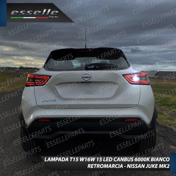 Lampada Retromarcia LED T15 per NISSAN JUKE MK2 Canbus 6000K