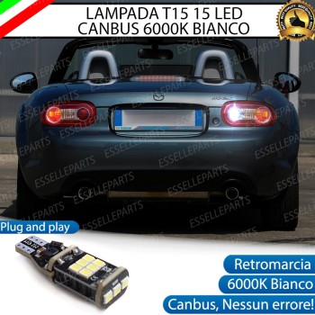 Luce Retromarcia MAZDA MX-5 III 600 LUMEN T15 W16W CANBUS 3.0 NO ERROR
