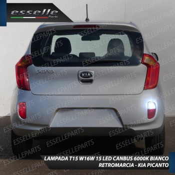 Lampada Retromarcia LED T15 per KIA PICANTO MK2 Canbus 6000K