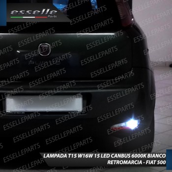 Lampada Retromarcia LED T15 per FIAT PUNTO EVO Canbus 6000K