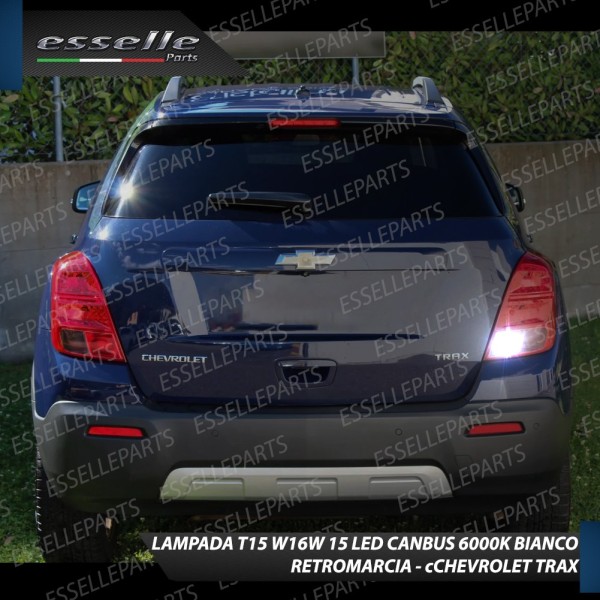 Lampada Retromarcia LED T15 per CHEVROLET TRAX Canbus 6000K