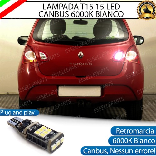 Luce Retromarcia 15 LED Canbus 6000K Renault Twingo MK2 Restyling