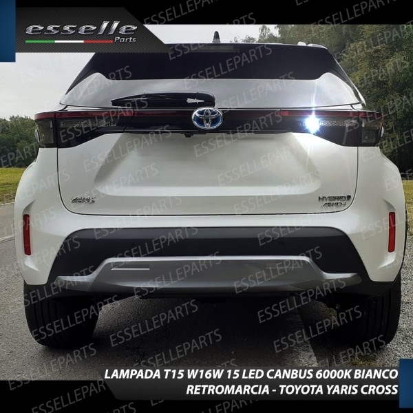 Lampada Retromarcia LED T15 per TOYOTA YARIS CROSS Canbus