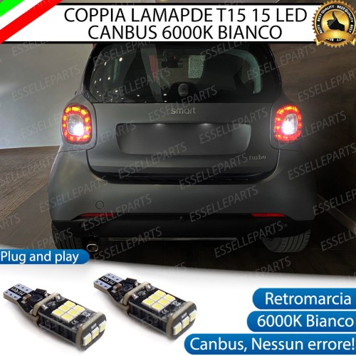 Luci Retromarcia a LED SMART FORFOUR II 1200 LM T15 CANBUS