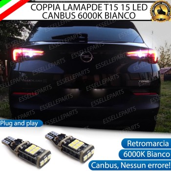 Luci Retromarcia OPEL GRANDLAND 1200 LUMEN T15 W16W CANBUS 3.0 NO ERROR Luci Retromarcia OPEL GRANDLAND 1200 LUMEN T15 W16W CANBUS 3.0 NO ERROR