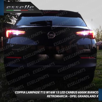 Luci Retromarcia OPEL GRANDLAND 1200 LUMEN T15 W16W CANBUS 3.0 NO ERROR Luci Retromarcia OPEL GRANDLAND 1200 LUMEN T15 W16W CANBUS 3.0 NO ERROR