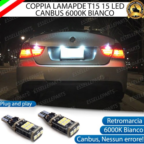 - MODELLI RESTYLING - Luci Retromarcia 15 LED BMW SERIE 3 E90 E91 1200 LUMEN