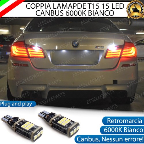 Luci Retromarcia 15 LED BMW SERIE 5 F10 F11 1200 LUMEN