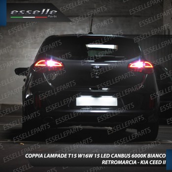 Luci Retromarcia KIA CEED II 1200 LUMEN T15 W16W CANBUS 3.0 NO ERROR
