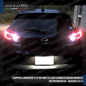 Luci Retromarcia 1200 LUMEN T15 W16W CANBUS 3.0 NO ERROR