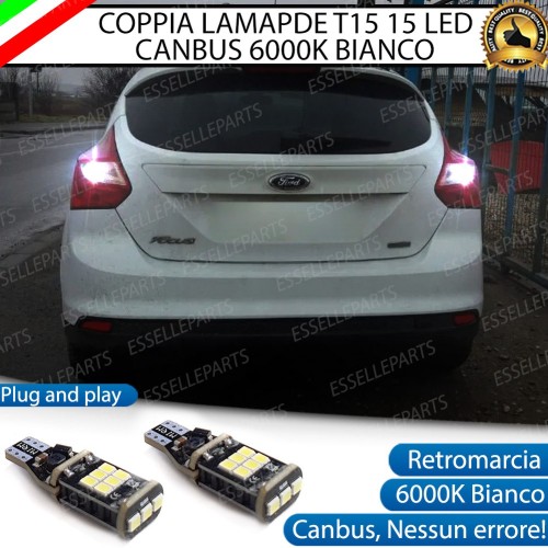 Luci Retromarcia a LED FORD FOCUS III 1200 LM T15 CANBUS