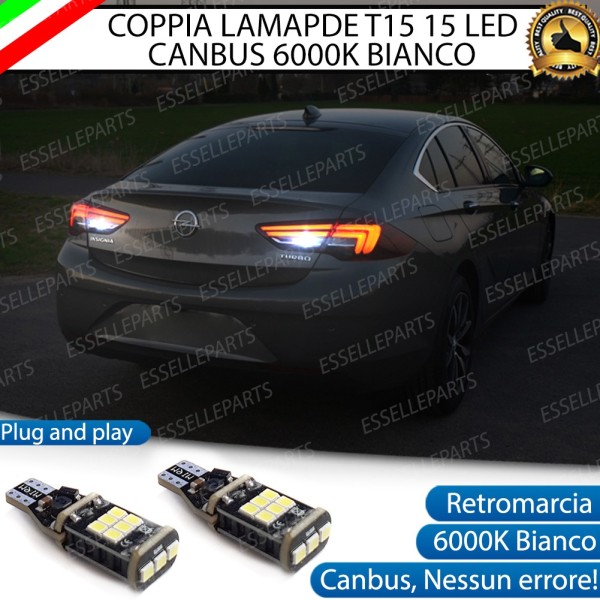 Luci Retromarcia 1200 LUMEN T15 W16W CANBUS 3.0 NO ERROR