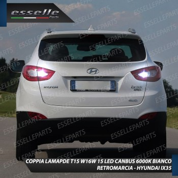 Coppia Lampade 15 LED Retromarcia T15 1200 Lumen Canbus 6000K Nissan IX35 Dal 2014 Coppia Lampade 15 LED Retromarcia T15 1200 Lumen Canbus 6000K Nissan IX35 Dal 2014