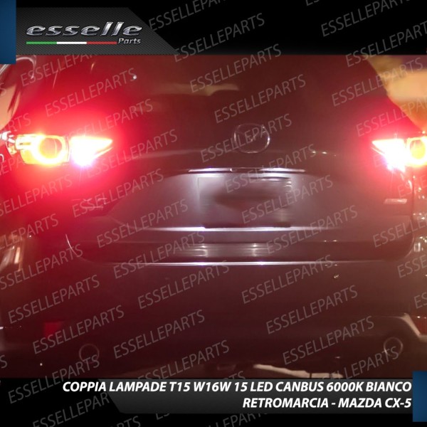 Luci Retromarcia 1200 LUMEN T15 W16W CANBUS 3.0 NO ERROR