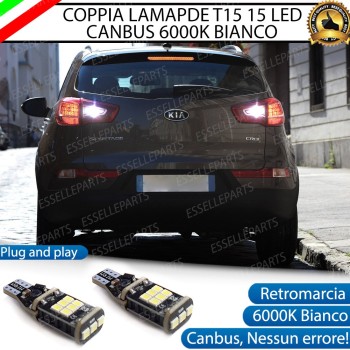 Luci Retromarcia a LED KIA SPORTAGE III 1200 LM T15 CANBUS