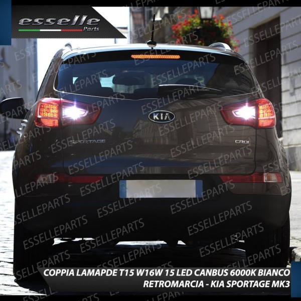 Luci Retromarcia a LED KIA SPORTAGE III 1200 LM T15 CANBUS