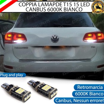 Luci Retromarcia 1200 LUMEN T15 W16W CANBUS 3.0 NO ERROR Luci Retromarcia 1200 LUMEN T15 W16W CANBUS 3.0 NO ERROR