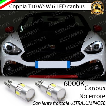 Luci posizione 6 LED Canbus Fiat 124 SPIDER Luci posizione 6 LED Canbus Fiat 124 SPIDER