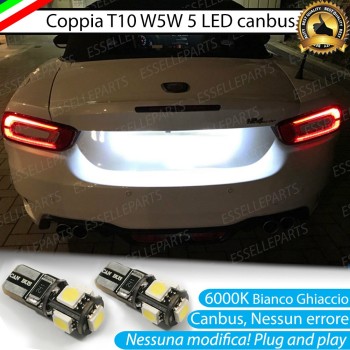 Luci targa 5 LED Canbus FIAT 124 SPIDER Luci targa 5 LED Canbus FIAT 124 SPIDER