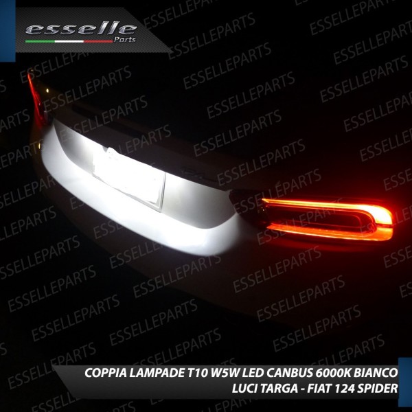 Luci targa 5 LED Canbus FIAT 124 SPIDER