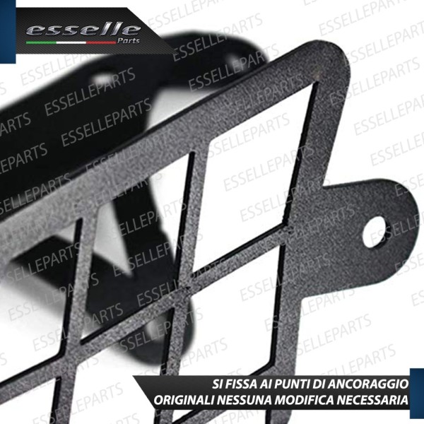 Cover Griglia Nero di Protezione in Metallo per Faro Benelli TRK 502 2018-2020 X