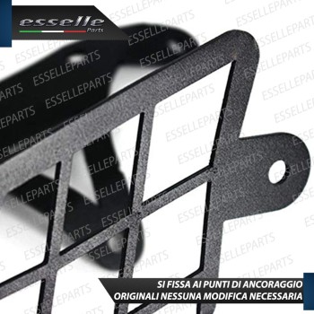 Cover Griglia Nero di Protezione in Metallo Specifica per Faro Benelli TRK 502 2020 X