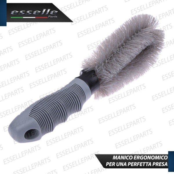 SPAZZOLA LAVA CERCHI IN LEGA ANTI GRAFFIO MODELLABILE CON MANICO ERGONOMICO PER BUELL