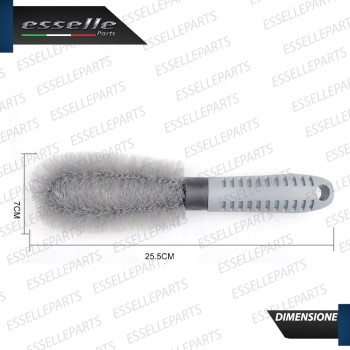 SPAZZOLA LAVA CERCHI IN LEGA ANTI GRAFFIO MODELLABILE CON MANICO PER BENELLI