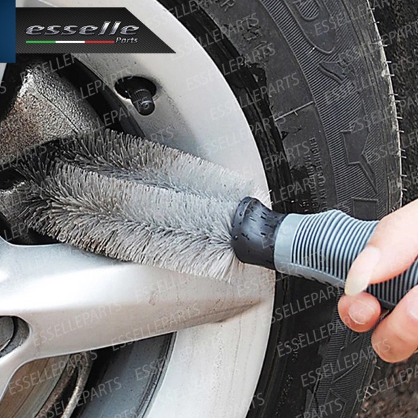 SPAZZOLA LAVA CERCHI IN LEGA ANTI GRAFFIO MODELLABILE CON MANICO ERGONOMICO PER BUELL