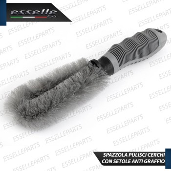 SPAZZOLA LAVA CERCHI IN LEGA ANTI GRAFFIO MODELLABILE CON MANICO ERGONOMICO PER VESPA