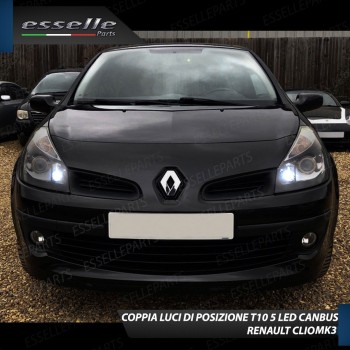 Lampade LED Per Fari Renault Clio 3 Luce Bianca No Error