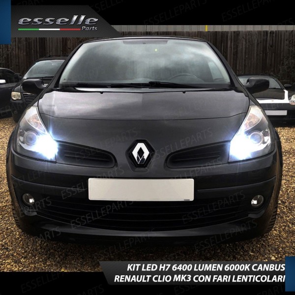 Lampade LED Per Fari Renault Clio 3 Luce Bianca No Error