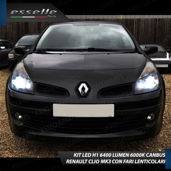Lampade LED Per Fari Renault Clio 3 Luce Bianca No Error