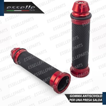 Manopole Antiscivolo - ROSSO - con Contrappesi per TRIUMPH Manopole Antiscivolo - ROSSO - con Contrappesi per TRIUMPH