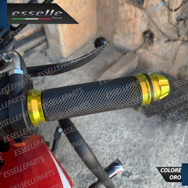 Manopole Antiscivolo - ORO - con Contrappesi per HUSQVARNA