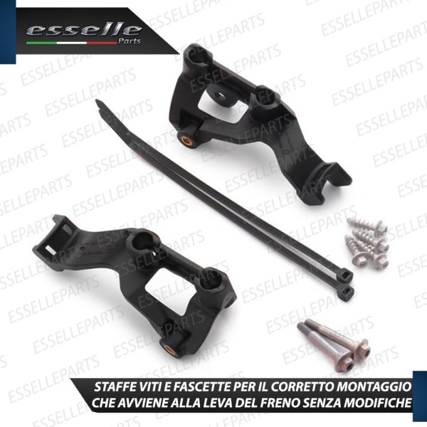 Paramani Deflettori in ABS - ARANCIONE - per Manubrio moto,motorini,scooter DERBI