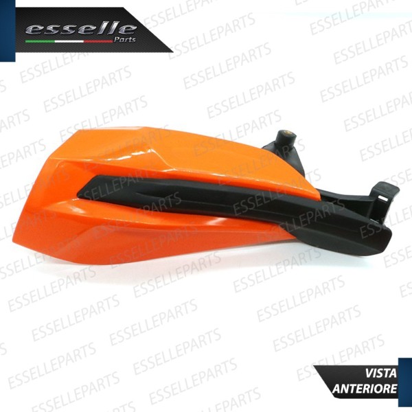 Paramani Deflettori in ABS - ARANCIONE - per Manubrio moto,motorini,scooter DERBI