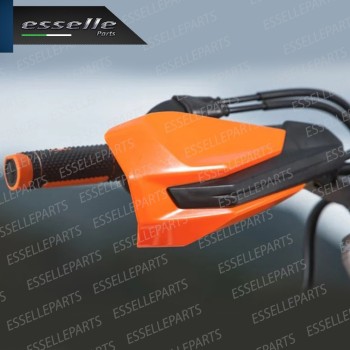 Paramani Deflettori in ABS - ARANCIONE - per Manubrio moto,motorini,scooter DERBI