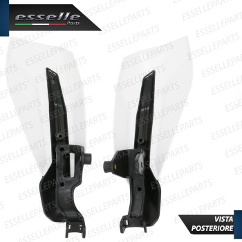 Paramani Deflettori in ABS - BIANCO - per Manubrio moto,motorini,scooter CAGIVA