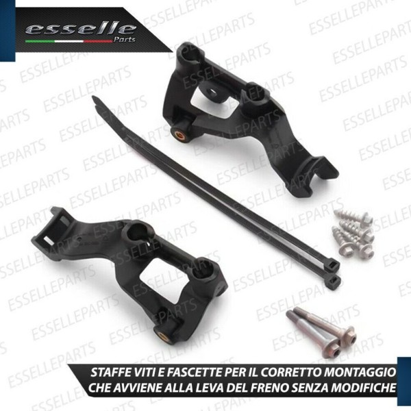 Paramani Deflettori in ABS - BIANCO - per Manubrio moto,motorini,scooter KAWASAKI