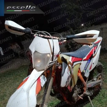 Paramani Deflettori in ABS - BIANCO - per Manubrio moto,motorini,scooter KAWASAKI