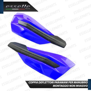 Paramani Deflettori in ABS - BLU - per Manubrio moto,motorini,scooter Husqvarna